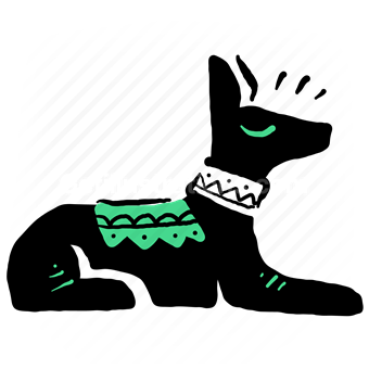 egypt, dog, ancient, egyptian, hieroglyphics, animal